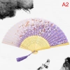 Quạt Xếp Cầm Tay Bằng Lụa - Phong Cách Trung Hoa Cổ Điển Gập Gọn Giá 46.640 VND 10