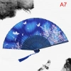 Quạt Xếp Cầm Tay Bằng Lụa - Phong Cách Trung Hoa Cổ Điển Gập Gọn Giá 46.640 VND 13