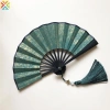 Quạt Xếp Mini 4 inch Giấy Mạ Vàng Xanh Lá Đậm - Gấp Gọn Tiện Dụng, Nhiều Màu, Giá 101k 5