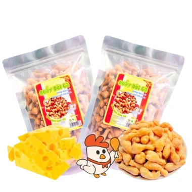 Quẩy Đùi Gà Phô Mai Cay 500g – Giòn Tan, Thơm Ngon, Giá chỉ 35k (Giảm từ 43.4k) 6 Quẩy Đùi Gà Phô Mai Cay 500g – Giòn Tan, Thơm Ngon, Giá chỉ 35k (Giảm từ 43.4k) 6