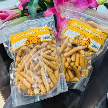 Quẩy nếp Tú Lệ ít đường, ráo dầu giòn rụm 500g - Giá chỉ 96.000đ, giảm mạnh