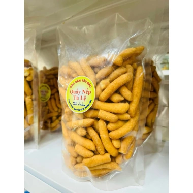 Quẩy Nếp Tú Lệ Thơm Béo Ngậy Giòn Tan 500g - Giá ưu đãi 88.000₫ 4 Quẩy Nếp Tú Lệ Thơm Béo Ngậy Giòn Tan 500g - Giá ưu đãi 88.000₫ 4