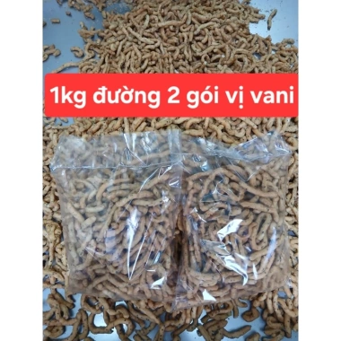 Quẩy nhào đường vừng thủ công 4 vị - vani, gừng, phô mai, không đường, 35.000