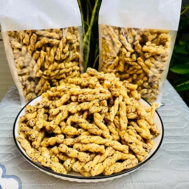 Quẩy Rong Biển 1kg Xoắn Thơm Ngon Ròn Rụm - Ăn Vặt HươngSu Food Giá 40.000