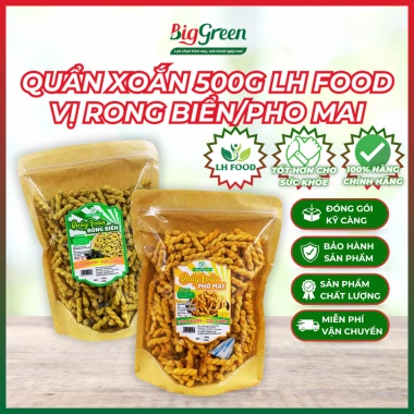 Quẩy xoắn Rong Biển Phomai 500g gói zip - Giá ưu đãi 59.000₫ tại Điện Biên