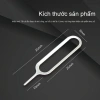 Que Chọc Sim Inox Mạ Kẽm Đa Dụng - Phù Hợp Apple iPhone 16/15/14/13 Pro Max, OPPO, Huawei, Samsung, Giá Chỉ 6.500đ 5