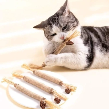 Que gỗ Bện Thừng Catnip giảm stress, sạch răng cho mèo - Nhai gặm 21.735₫ 2 Que gỗ Bện Thừng Catnip giảm stress, sạch răng cho mèo - Nhai gặm 21.735₫ 2