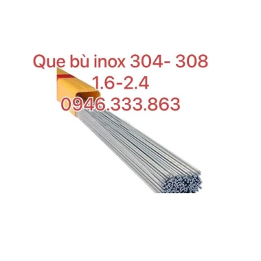 Que Hàn Bù Inox 304-308 1 KG 1.6-2.4mm - Giá khuyến mãi 153.400₫ 6 Que Hàn Bù Inox 304-308 1 KG 1.6-2.4mm - Giá khuyến mãi 153.400₫ 6