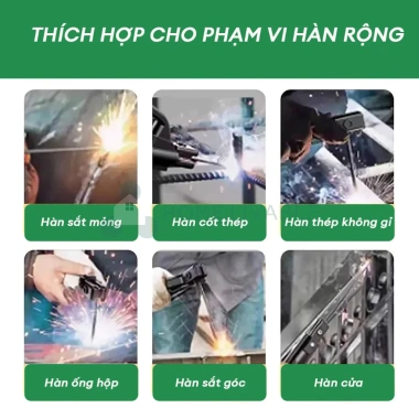 Que Hàn Xanh 2mm - Hộp chống ẩm, 50-100 que, vật mỏng, mối hàn bóng không thủng 4 Que Hàn Xanh 2mm - Hộp chống ẩm, 50-100 que, vật mỏng, mối hàn bóng không thủng 4