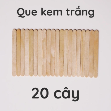 Que kem đa màu, que đè lưỡi nhiều màu làm mô hình, lọ hoa, lọ cắm bút handmade giá 20.000 9