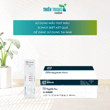 Que test HIV và giang mai Abbott HIV/Syphilis Duo chính hãng - Độ chính xác cao, dễ sử dụng, giá chỉ 74.400₫ 2