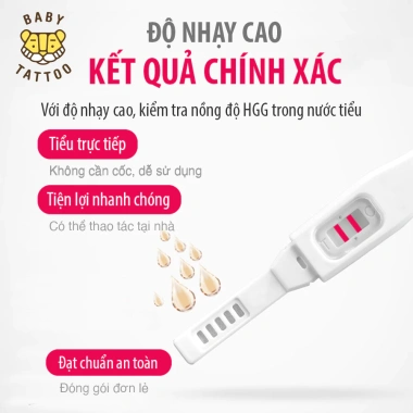 Que Thử Thai Một Bước BABY TATTOO - Không Chạm, An Toàn, Đúng Chuẩn, Hiệu Quả, 100k Giá Gốc 129k 4