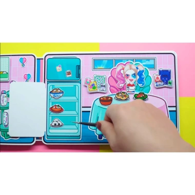 Quiet Book Ngôi Nhà Bé Harley Quinn - Đồ Chơi Giá 70.000, Phát Triển Tư Duy Bé Gái cô tiên xanh