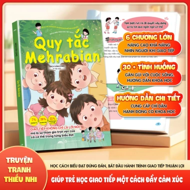 Quy Tắc Mehrabian - Cẩm Nang Kỹ Năng Sống Dưới Dạng Truyện Tranh | Giá ưu đãi 118.000 VND - Tiên Phong Books
