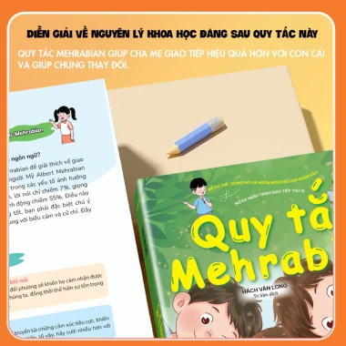 Quy Tắc Mehrabian - Cẩm Nang Kỹ Năng Sống Dưới Dạng Truyện Tranh | Giá ưu đãi 118.000 VND - Tiên Phong Books 6 Quy Tắc Mehrabian - Cẩm Nang Kỹ Năng Sống Dưới Dạng Truyện Tranh | Giá ưu đãi 118.000 VND - Tiên Phong Books 6