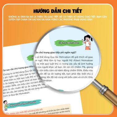 Quy Tắc Mehrabian - Cẩm Nang Kỹ Năng Sống Dưới Dạng Truyện Tranh | Giá ưu đãi 118.000 VND - Tiên Phong Books