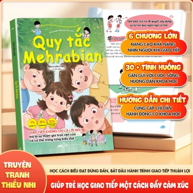 Quy Tắc Mehrabian - Sách Bản Quyền Giá Ưu Đãi 118k, Nâng Cao Kỹ Năng Giao Tiếp