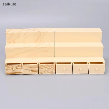 Qwq Nhà Búp Bê Kệ Sách và Tủ Bảo Quản DIY, tủ thu nhỏ, giá 78.100 VND 9