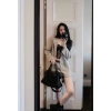 RABBIT CHIC áo blazer ngắn phối váy và áo ren đen siêu thời trang giá ưu đãi 469k 4