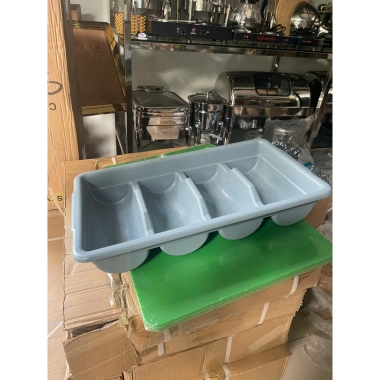Rack đựng dao muỗng nĩa 4 ngăn JW-4C JIWINS - Khay nhựa đa năng, chỉ 110.000₫