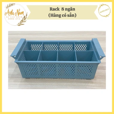 Rack Đựng Dao Nĩa Nhựa 4-8 Ngăn - Dụng Cụ Nhà Bếp, Máy Rửa Chén, Giá 99.000 VND 2