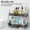 RACK Giá để đồ 2 Tầng đa năng – Kệ sắt gia vị & mỹ phẩm tắm, chỉ 119k 2