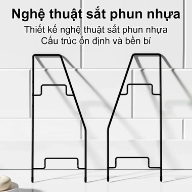 RACK Giá để đồ 2 Tầng đa năng – Kệ sắt gia vị & mỹ phẩm tắm, chỉ 119k