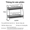 RACK Giá để đồ 2 Tầng đa năng – Kệ sắt gia vị & mỹ phẩm tắm, chỉ 119k 9