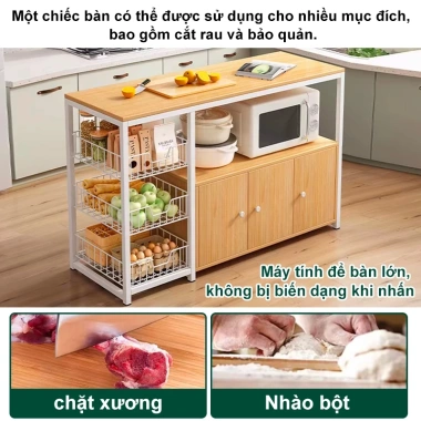 RACK kệ bếp đa năng – Kệ lò vi sóng, tủ gỗ, giỏ đựng, lò nướng – Giá ưu đãi 669.000₫