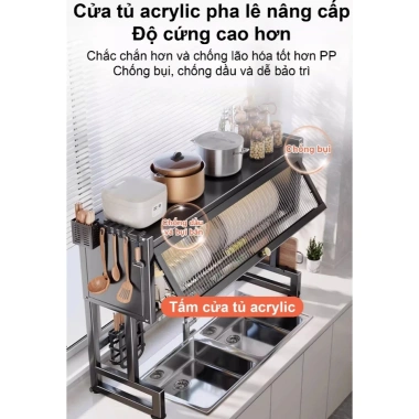 RACK Kệ đa năng inox 304 cho chén bát, nắp đậy - Giá ưu đãi 342.000đ 3