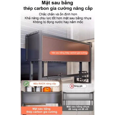 RACK Kệ đa năng inox 304 cho chén bát, nắp đậy - Giá ưu đãi 342.000đ 4