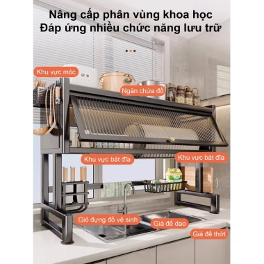 RACK Kệ đa năng inox 304 cho chén bát, nắp đậy - Giá ưu đãi 342.000đ 5