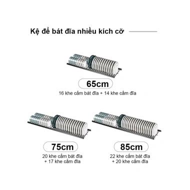 RACK Kệ đa năng inox 304 cho chén bát, nắp đậy - Giá ưu đãi 342.000đ 7