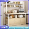 RACK Kệ Nhà Bếp 5 Tầng Tấm Gỗ Dày - Chịu 100kg/Lớp, Dùng Lò Vi Sóng, Giá Ưu Đãi 549k