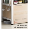 RACK Kệ Nhà Bếp 5 Tầng Tấm Gỗ Dày - Chịu 100kg/Lớp, Dùng Lò Vi Sóng, Giá Ưu Đãi 549k 6