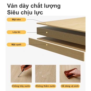 RACK Kệ Nhà Bếp 5 Tầng Tấm Gỗ Dày - Chịu 100kg/Lớp, Dùng Lò Vi Sóng, Giá Ưu Đãi 549k 7