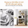 RACK Kệ Nhà Bếp 5 Tầng Tấm Gỗ Dày - Chịu 100kg/Lớp, Dùng Lò Vi Sóng, Giá Ưu Đãi 549k 8