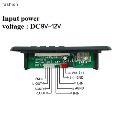 Radio xe hơi Bluetooth MP3/WMA USB TF FM màn hình màu, điều khiển từ xa, 76.010₫ 3