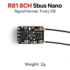 Radiomaster Receiver 2.4GHz 1km SBUS – Tương Thích FrSky D8 TX16S, RSSI cho Drone & Xe RC 10