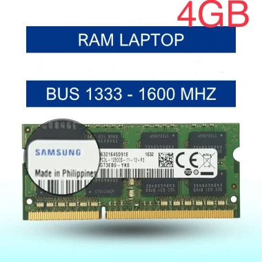 Ram Samsung DDR3L 4GB 1.600MHz PC3L 12.800S cho Laptop - Chỉ 124.500₫, giảm mạnh