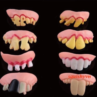 Răng Vẩu Giả Răng Hóa Trang Halloween 8 Kiểu Mẫu - Giá ưu đãi 15.000₫