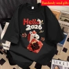 RANZIHUI áo thun 100% cotton gia đình ngắn tay thiết kế ngựa năm mới - Giá 138.240 VND 5