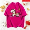 RANZIHUI Áo thun 100% cotton gia đình, thiết kế ngựa năm mới, giá ưu đãi 138.240 VND 6
