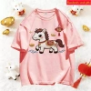 RANZIHUI Áo thun 100% cotton gia đình, thiết kế ngựa năm mới, giá ưu đãi 138.240 VND 8