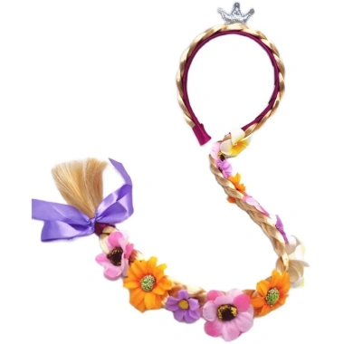 Rapunzel Tangled Trang Phục Trẻ Em Váy Tóc Giả, Túi Xách Vải Mềm Polyester Giá 116.640 VND