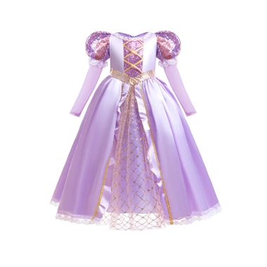 Rapunzel Tangled Trang Phục Trẻ Em Váy Tóc Giả, Túi Xách Vải Mềm Polyester Giá 116.640 VND