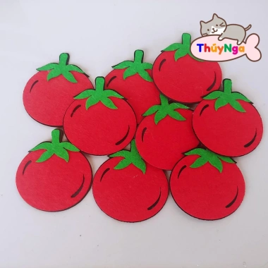 Rau Củ Quả Vải Nỉ Giá 16.000đ - Đồ Chơi Giáo Dục Mầm Non Phát Triển Tư Duy 8