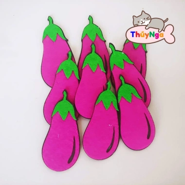 Rau Củ Quả Vải Nỉ Giá 16.000đ - Đồ Chơi Giáo Dục Mầm Non Phát Triển Tư Duy 9