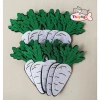 Rau Củ Quả Vải Nỉ Giá 16.000đ - Đồ Chơi Giáo Dục Mầm Non Phát Triển Tư Duy 10