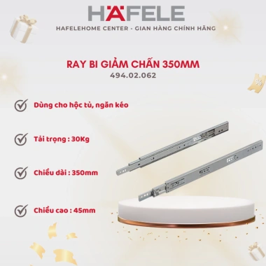 Ray Bi 3 Tầng Hafele 494.02.060-065 – Thiết kế hiện đại, tiết kiệm không gian, giá ưu đãi 117.811₫